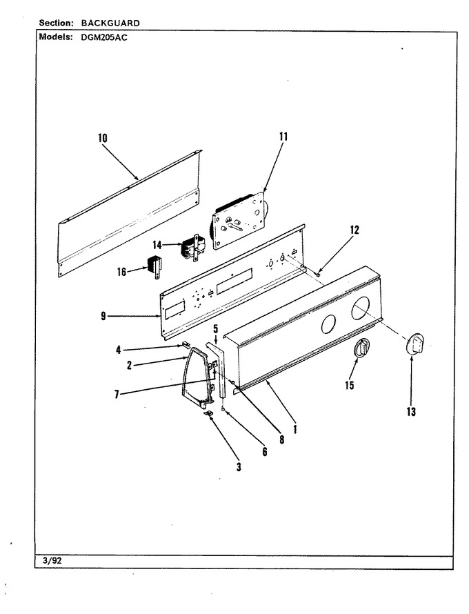 Diagram for DGM205AC