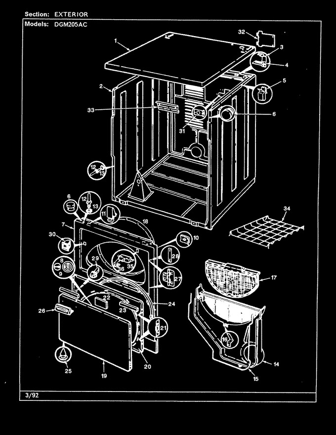 Diagram for DGM205AC