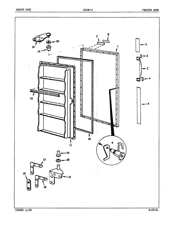 Diagram for DICNF17 (BOM: EY45B)
