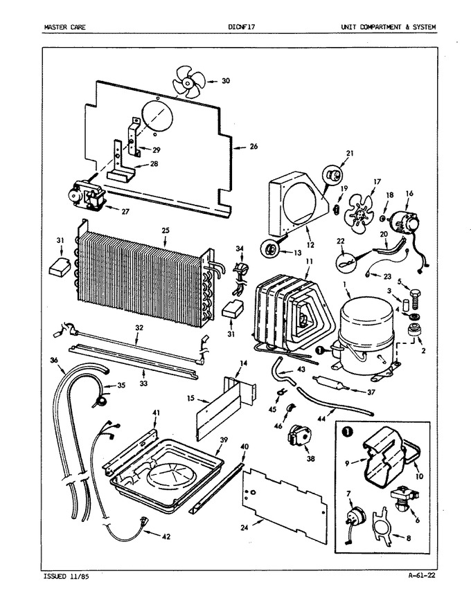 Diagram for DICNF17 (BOM: EY45B)
