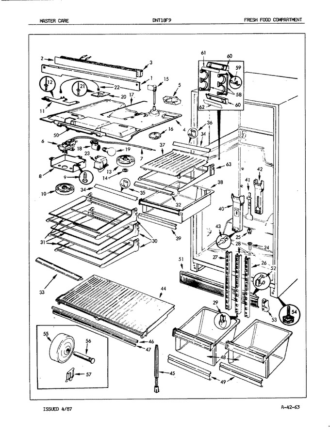 Diagram for DNT18F9A (BOM: 7B01A)