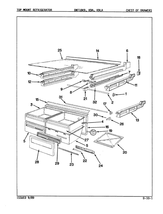 Diagram for DNT18K9LA (BOM: 9A14B)