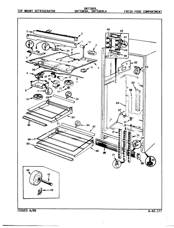 Diagram for DNT18K9 (BOM: 9A71A)