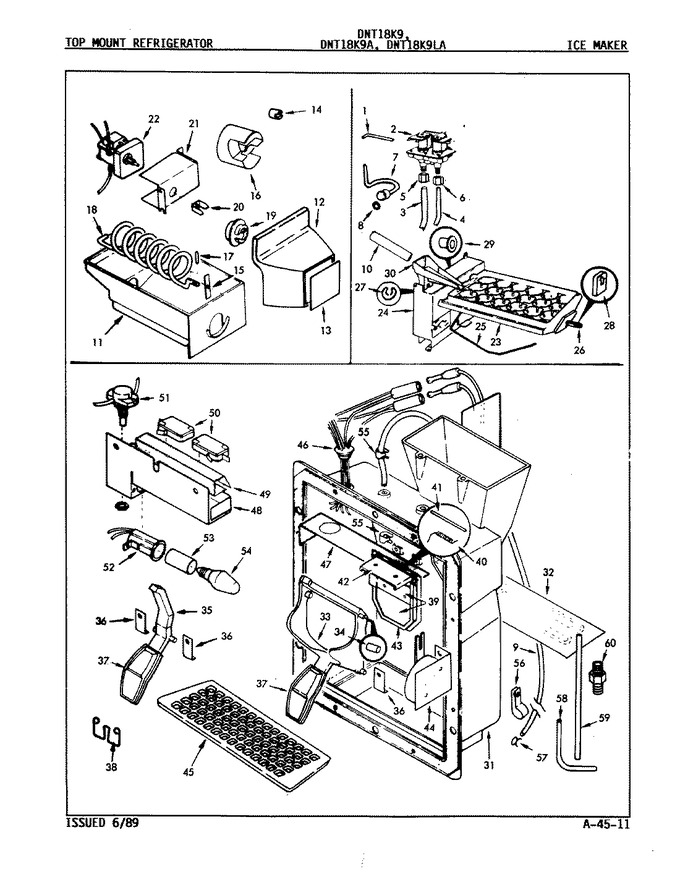 Diagram for DNT18K9 (BOM: 9A71A)