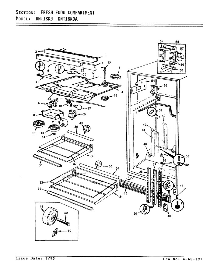Diagram for DNT18K9 (BOM: 9A91A)