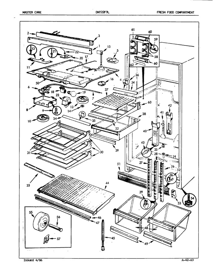 Diagram for DNT22F9LA (BOM: 5B43B)