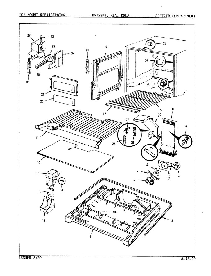 Diagram for DNT22K9A (BOM: 9A15A)
