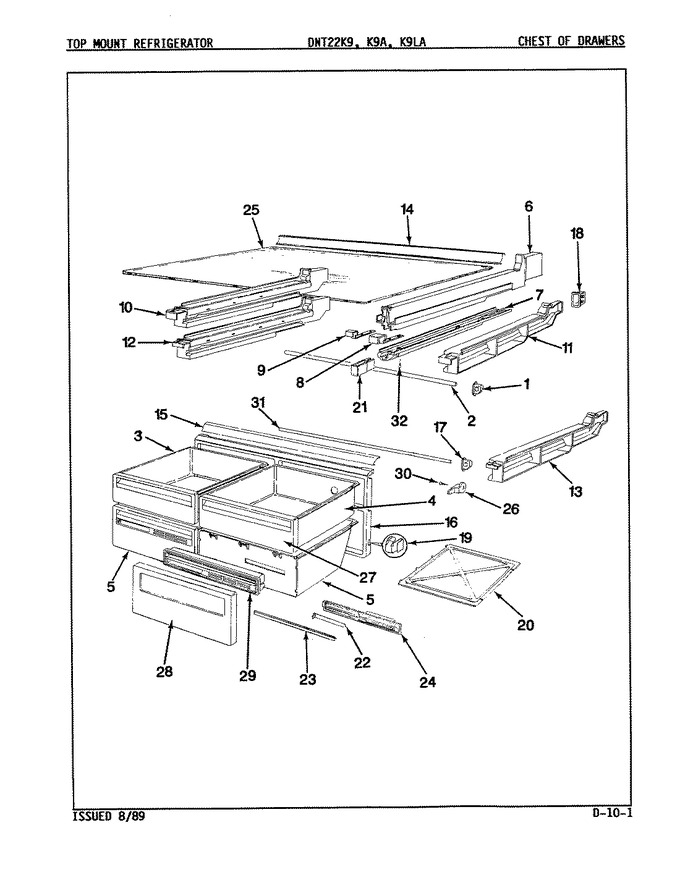 Diagram for DNT22K9A (BOM: 9A97A)