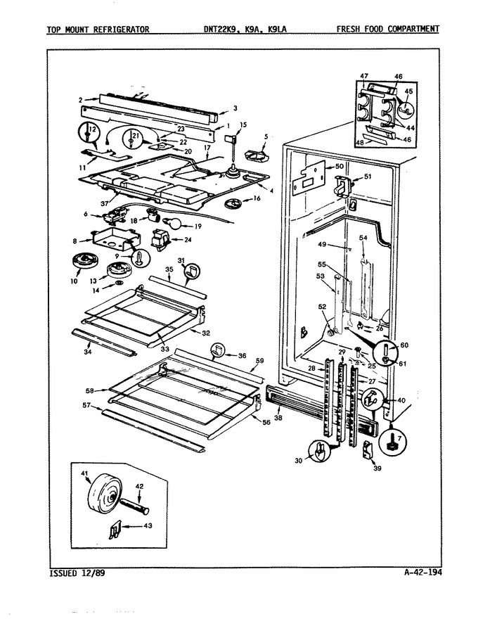 Diagram for DNT22K9LA (BOM: 9A98A)