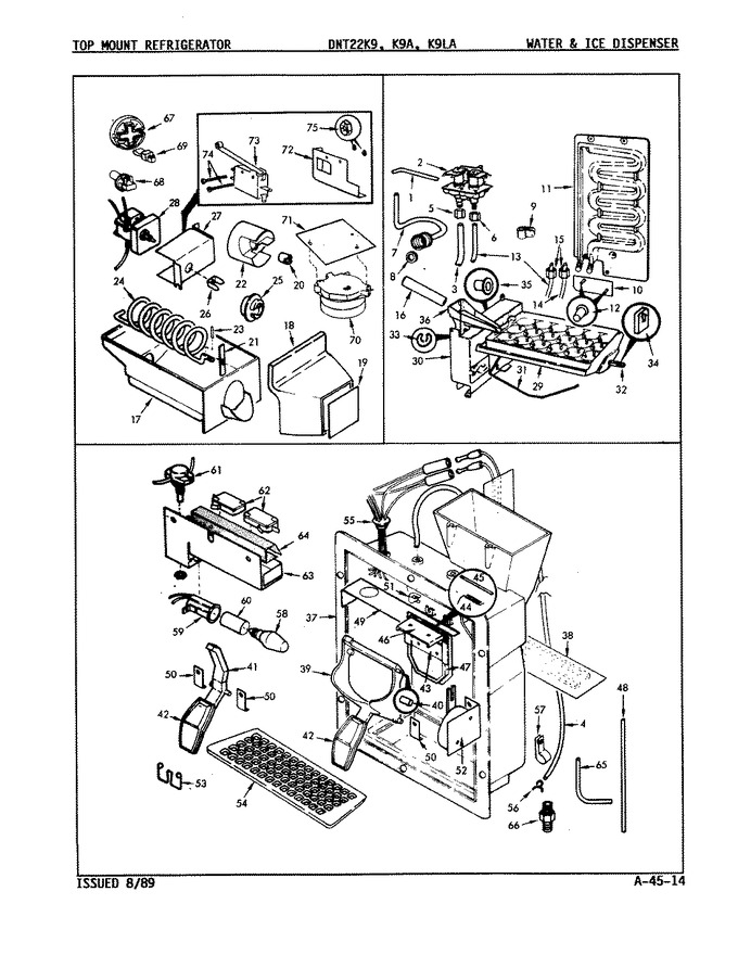 Diagram for DNT22K9A (BOM: 9A97A)