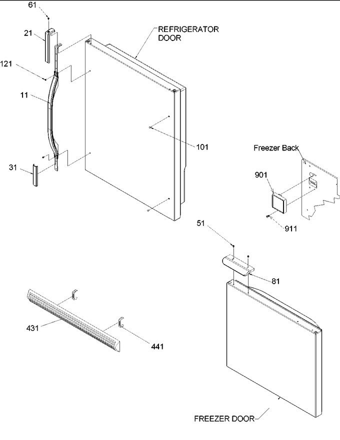 Diagram for DRB2101AW (BOM: PDRB2101AW0)
