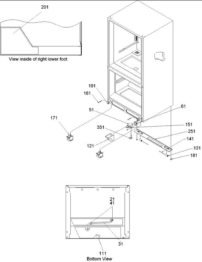 Diagram for DRB2101BW (BOM: PDRB2101BW1)