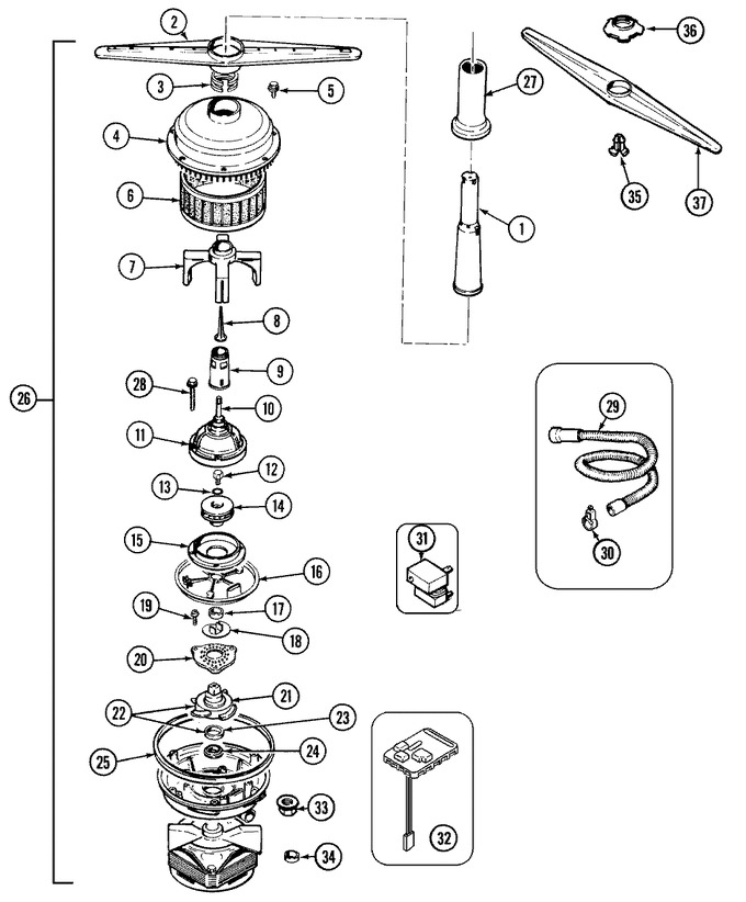 Diagram for DW1000W