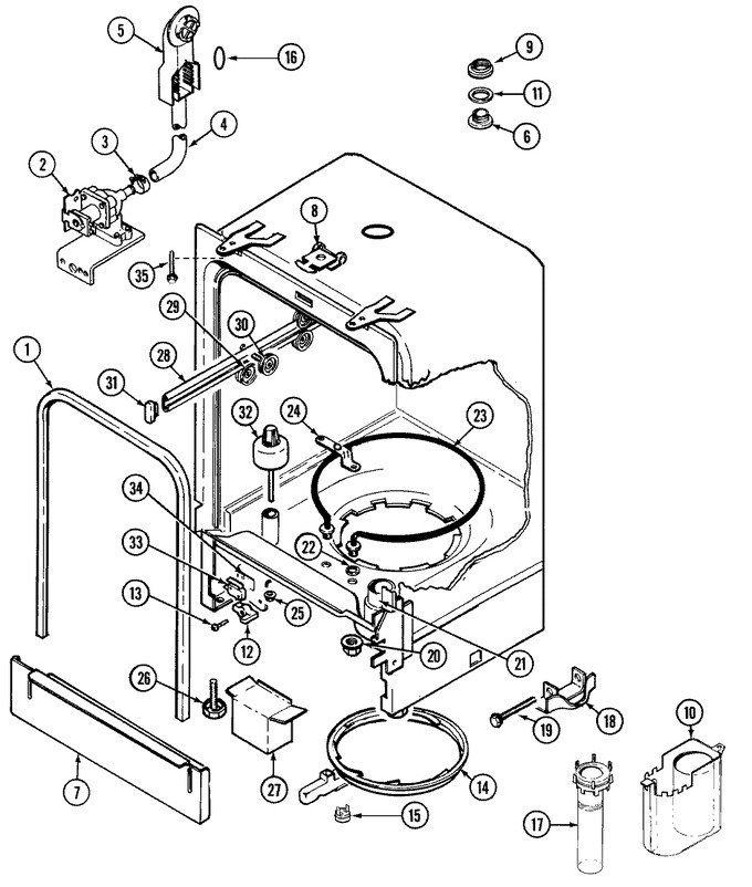 Diagram for DW700B
