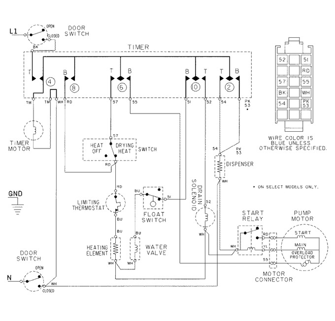 Diagram for DW700W
