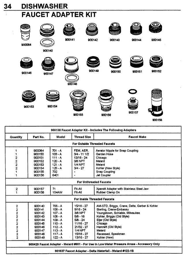 Diagram for DWC7400ABW