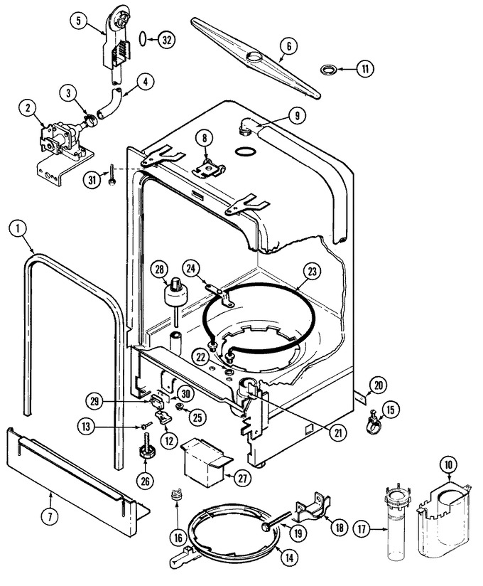 Diagram for DWU3000AAE