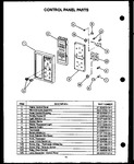 Diagram for 03 - Control Panel Parts