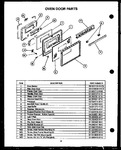 Diagram for 08 - Oven Door Parts
