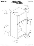 Diagram for 01 - Cabinet Parts