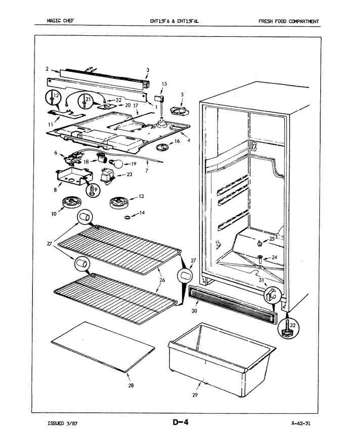 Diagram for ENT15F4LA (BOM: 7A47B)