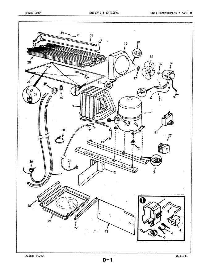 Diagram for ENT17F4LA (BOM: 5D72B)