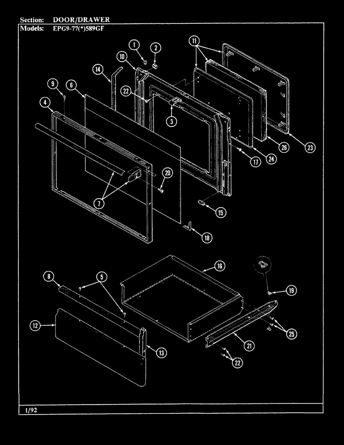 Diagram for EPG9-77W589GF