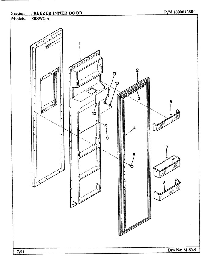 Diagram for ERSW24A (BOM: BM85A)