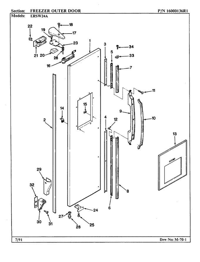 Diagram for ERSW24A (BOM: BM85D)