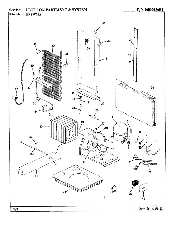 Diagram for ERSW24A (BOM: AM85B)