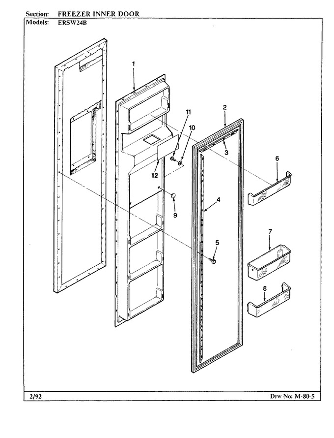 Diagram for ERSW24B (BOM: BM86A)
