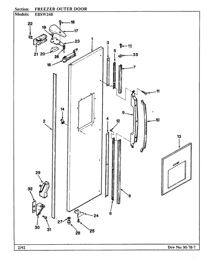 Diagram for ERSW24B (BOM: BM86A)