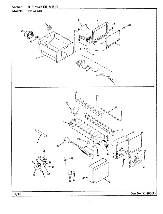 Diagram for ERSW24B (BOM: BM86A)