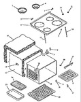 Diagram for 05 - Main Top And Oven Assy