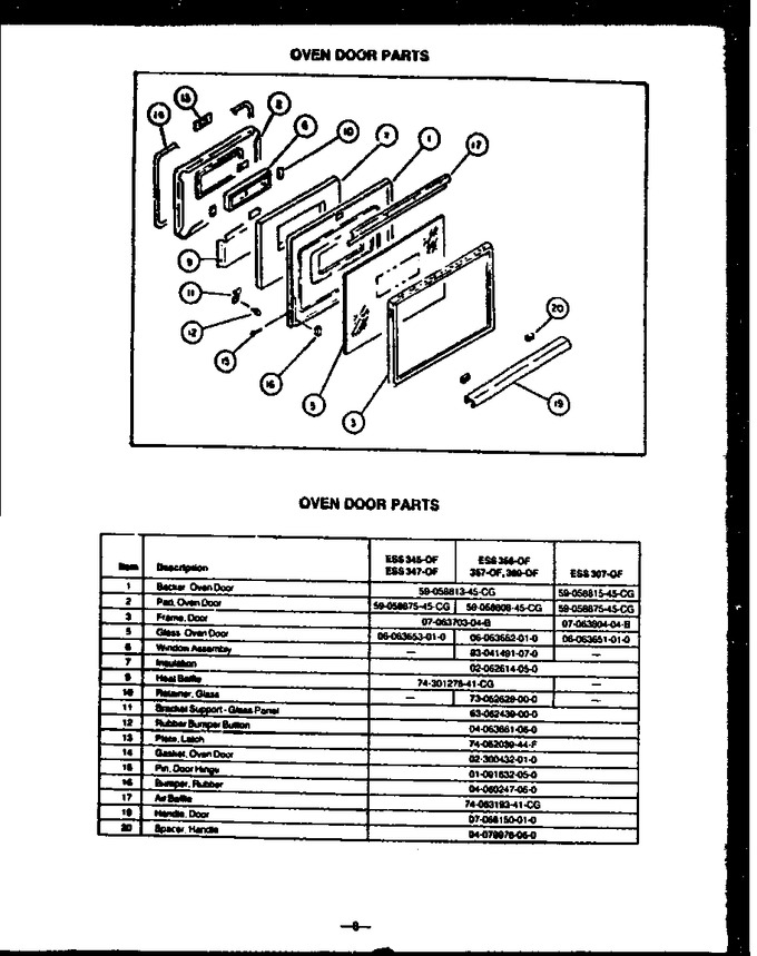 Diagram for ESS307-OF (BOM: ESS3070OF)