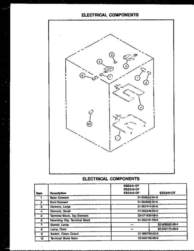 Diagram for ESS341-OF (BOM: ESS3410OF)