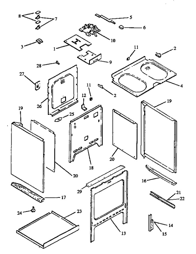 Diagram for EST3102W (BOM: P1130629N W)