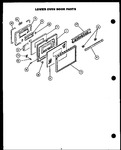 Diagram for 03 - Lower Oven Door Parts