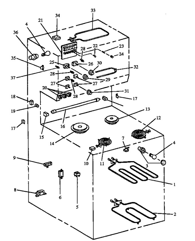 Diagram for EST3992W (BOM: P1132643N W)