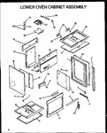 Diagram for 03 - Lower Oven Cabinet Assy