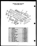 Diagram for 02 - Control Panel Section