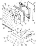 Diagram for 02 - Door/drawer (g3216srx-m)