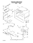 Diagram for 03 - Freezer Liner Parts