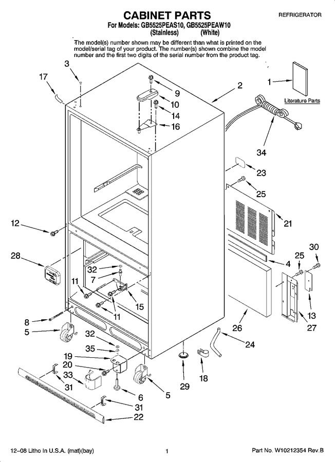 Diagram for GB5525PEAW10