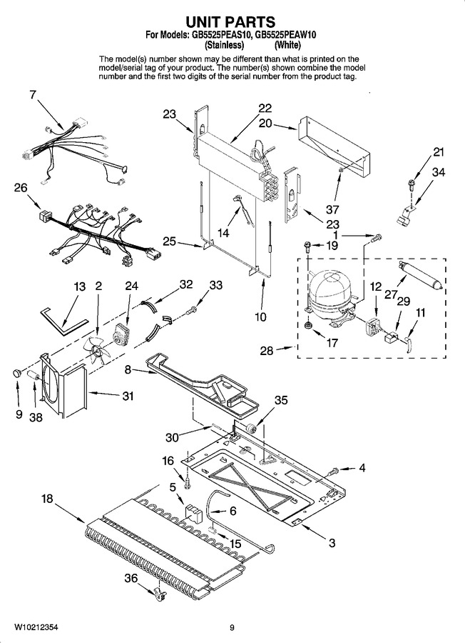 Diagram for GB5525PEAS10