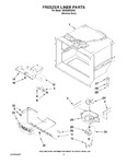 Diagram for 03 - Freezer Liner Parts