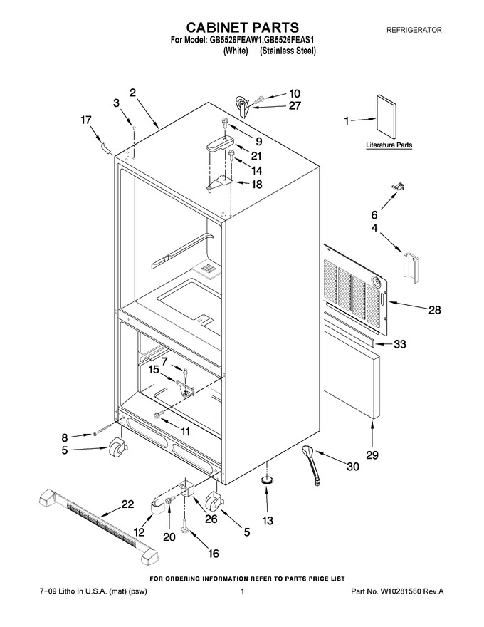 Diagram for GB5526FEAW1