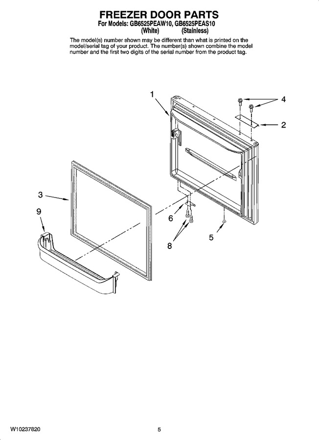 Diagram for GB6525PEAW10