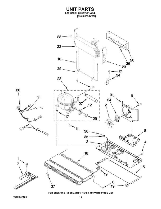 Diagram for GB6525PEAS4