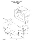Diagram for 03 - Freezer Liner Parts